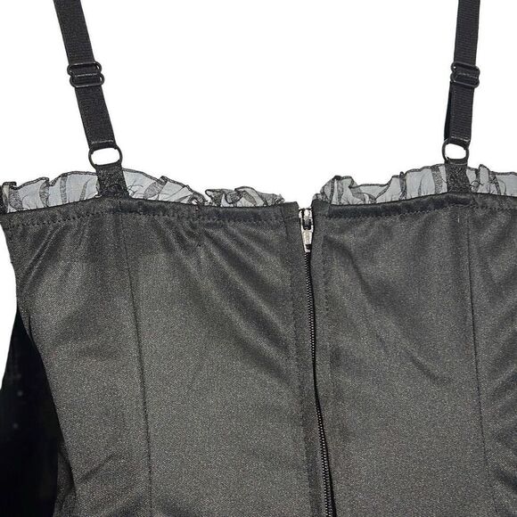 Lip Service Skulls & Roses Dress Up Costume Cosplay Mini Dress Size M - Picture 11 of 13